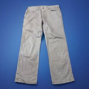 prAna Bronson Pants‎ Brown Mens Size 34x30 (Fits 36x29) Carpenter Workwear